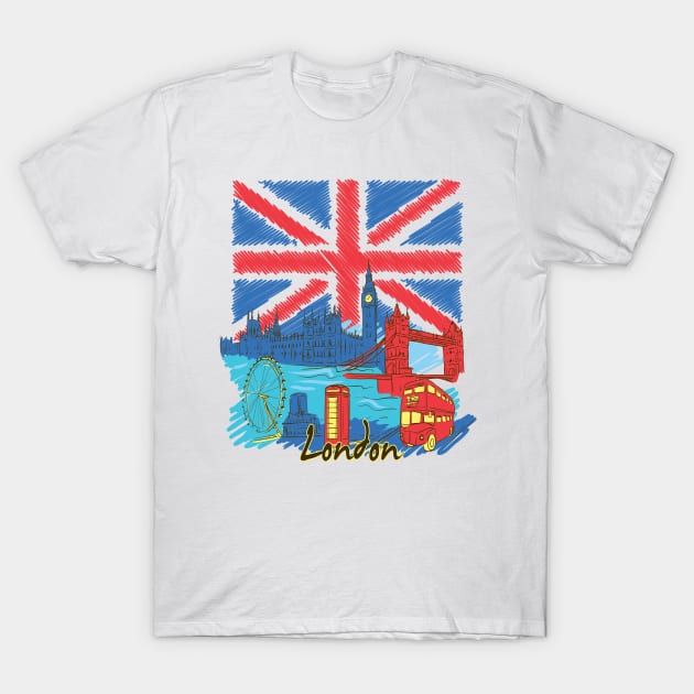 London T-Shirt by Gigart